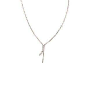 Abrazi Jet Ketting zilver