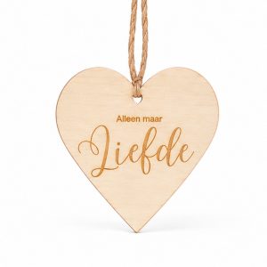 Label hart alleen maar liefde