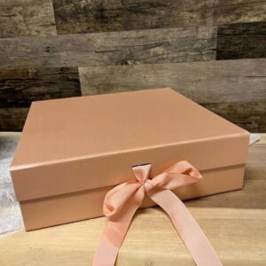 Giftbox Luxe Diamond & Satijn roze gold