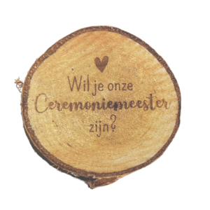Berkenschijf wil je onze ceremoniemeester zijn