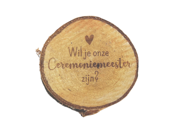 Berkenschijf wil je onze ceremoniemeester zijn