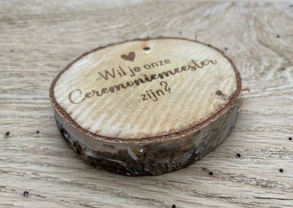 Berkenschijf wil je onze ceremoniemeester zijn - Afbeelding 2