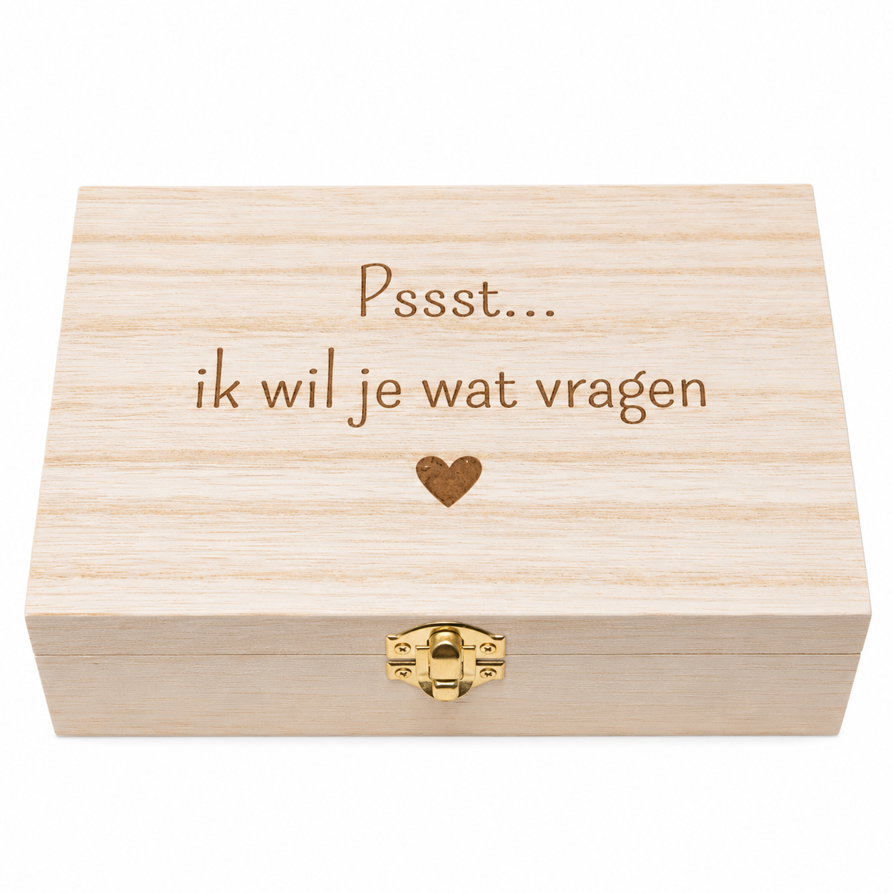 Houten Cadeaukistje – Pssst… Ik wil je wat vragen